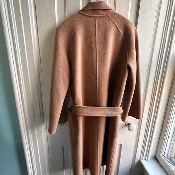 The Curated The Boyfriend Wool Cashmere Coat Camel - Picture 6 of 9